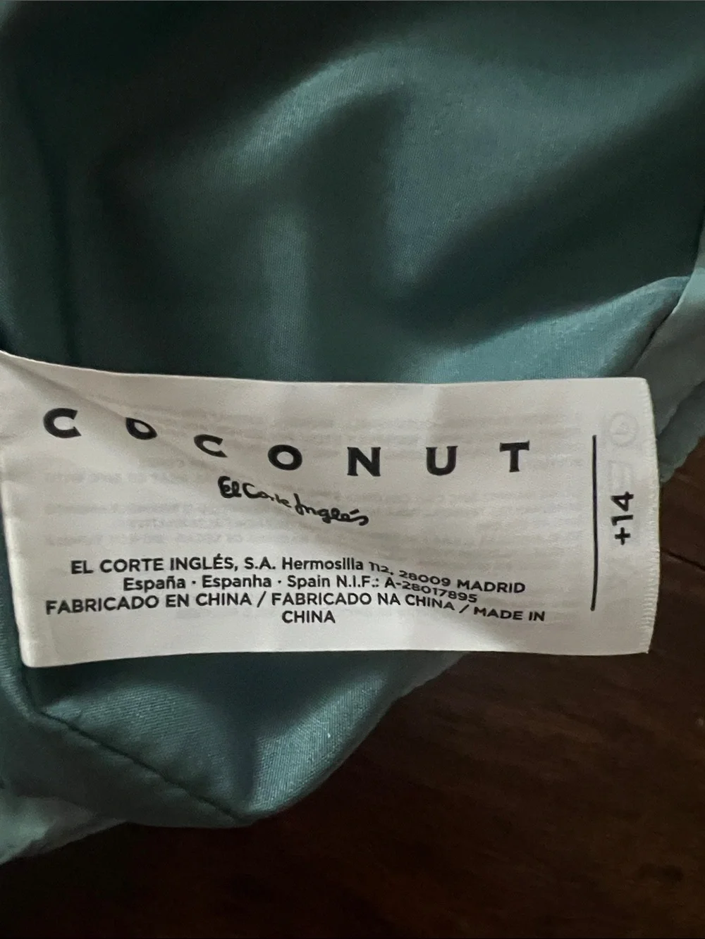 Coconut girls jacket